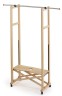 Вешалка напольная -штанга для одежды Arredamenti - ELIOS бук
