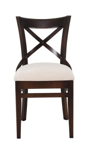 Стул полумягкий "Соло" венский (Тон 7 Орех темный / ткань:Вивальди 02)