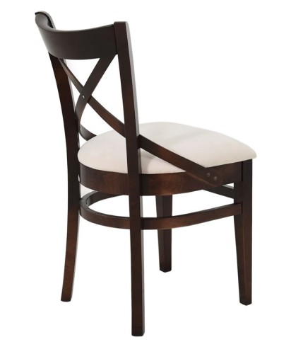 Стул полумягкий "Соло" венский (Тон 7 Орех темный / ткань:Вивальди 02)