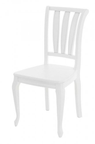 Стул жесткий "Кабриоль" (Тон 9 Эмаль белая)
