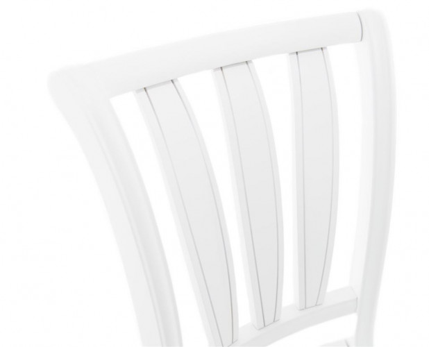 Стул жесткий "Кабриоль" (Тон 9 Эмаль белая)
