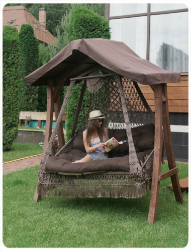 Деревянный каркас с крышей КАРАВЕЛЛА (для качелей СЕАРА) BF