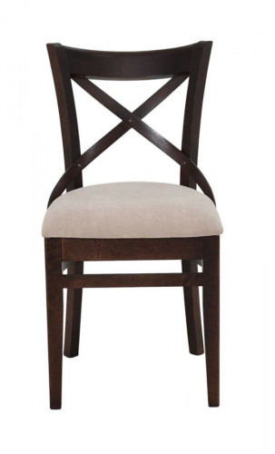 Стул полумягкий "Соло" венский (Тон 8 Венге / ткань:Вивальди 04)