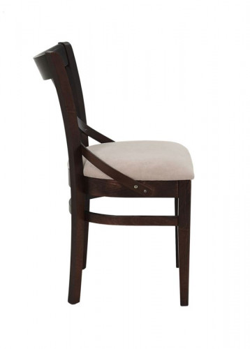Стул полумягкий "Соло" венский (Тон 8 Венге / ткань:Вивальди 04)