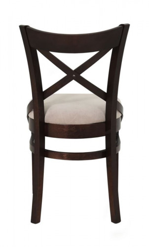 Стул полумягкий "Соло" венский (Тон 8 Венге / ткань:Вивальди 04)