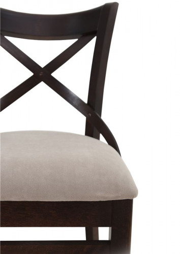 Стул полумягкий "Соло" венский (Тон 8 Венге / ткань:Вивальди 04)