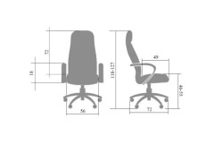 Кресло руководителя Амбассадор нат кожа крем/дерево МТГ ИМ