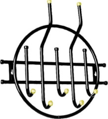 Вешалка настенная Силуэт (Черный)