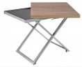 Стол-трансформер Compact (D89/S59 сонома/опоры серебро)