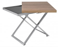 Стол-трансформер Compact (D89/S59 сонома/опоры серебро)