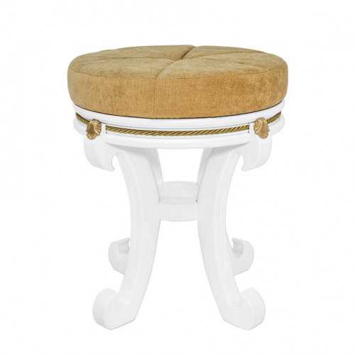 Банкетка Глория (молочный дуб/ткань Крем) Вис