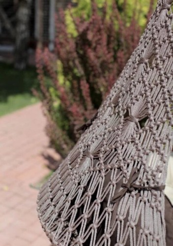 Подвесные качели CARTAGENA (четыре цвета) + каркас МАЙЯ (дерево) BF