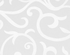 Табурет на хромированных ногах (Белые цветы 2553 / кромка венге)