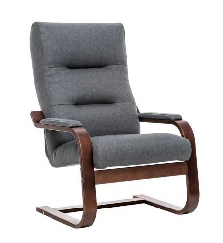 Кресло Оскар (Орех текстура/ткань Малмо 95)