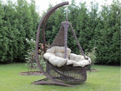 Подвесное кресло CARTAGENA (четыре цвета) + деревянный каркас КОРСА BF