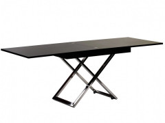 Стол-трансформер Cross GWE, венге глянец/ опоры нерж. сталь