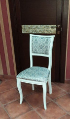 Стул "Кентавр" (Сл. кость (Эмаль 11) /ткань Imperator))