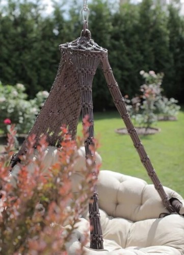 Подвесное плетеное кресло CARTAGENA цвет коричневый без каркаса BF