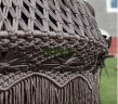 Подвесное плетеное кресло CARTAGENA цвет коричневый без каркаса BF
