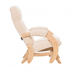 Кресло-маятник Модель 68 (Verona Vanilla / Дуб / Шпон)