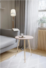 Стол журнальный круглый Бекс 550 (450х450х550) ТЛ