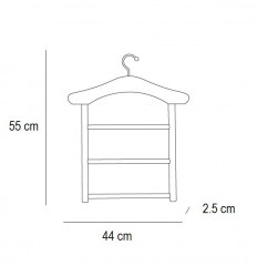 Вешалка-плечики для костюма Milord (Белый) (Arredamenti, Италия)