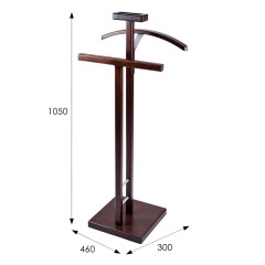 Костюмная вешалка &quot;Галант 340&quot; Металлик / Темно-коричневый