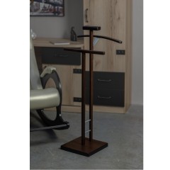 Костюмная вешалка &quot;Галант 340&quot; Металлик / Темно-коричневый