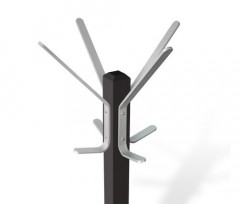 Вешалка Альберто CR-20 Sheffilton (Венге/алюмин.мет)