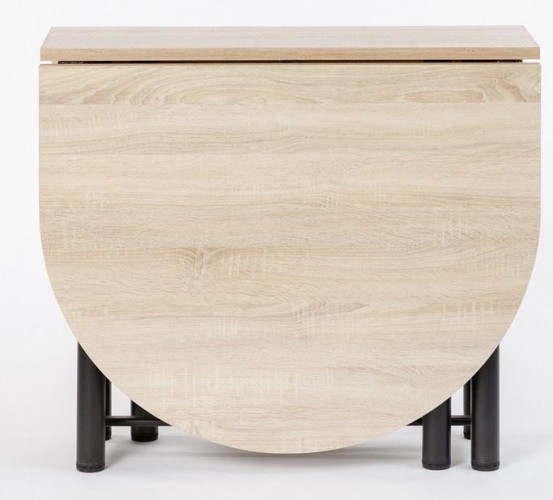 Стол-книжка Венеция овал (дуб санома)