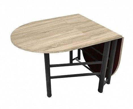 Стол-книжка Венеция овал (дуб санома)