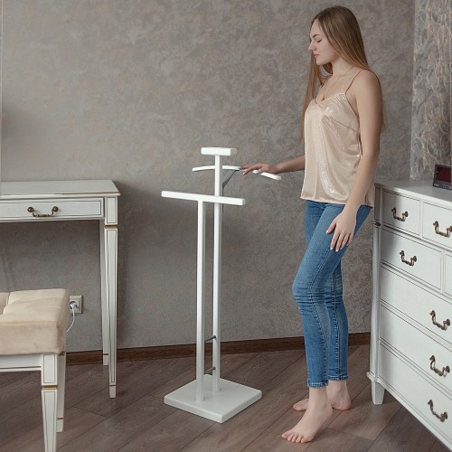 Костюмная вешалка "Галант 340" Металлик / Белый