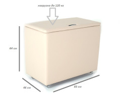 Тумба для постельного белья (белый)