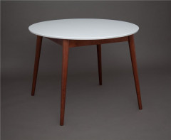 Стол Алиса-1000  (белый/темный) раздвижной