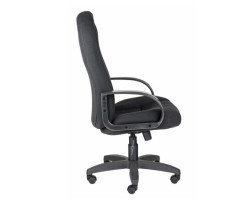 Офисное кресло руководителя «Гармония ультра» ткань черный пласт ИМ