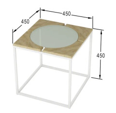 Стол журнальный "Трейн" (Дуб сонома)