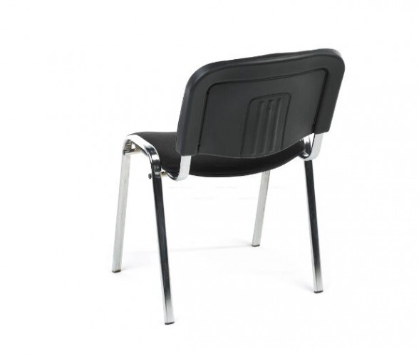 Стул для посетителей ИЗО хром ткань C11 черный