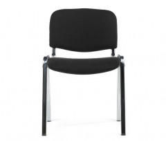 Стул для посетителей ИЗО хром ткань C11 черный