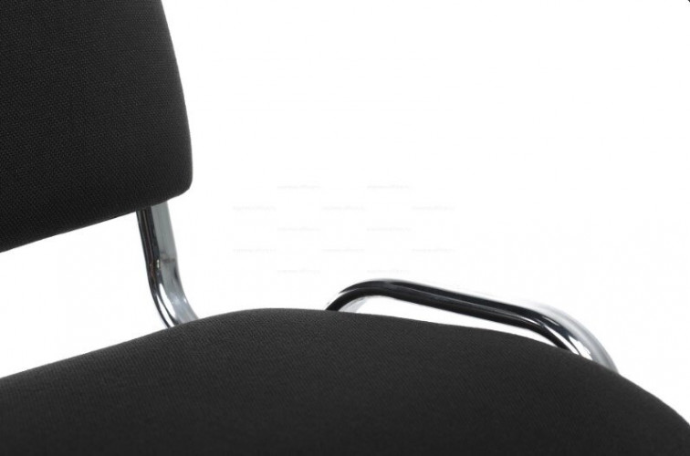 Стул для посетителей ИЗО хром ткань C11 черный