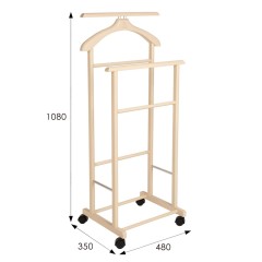 Вешалка для костюма 12-1 (Слоновая кость)