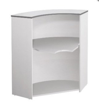 Стойка угловая (ресепшн) 905х905х1220