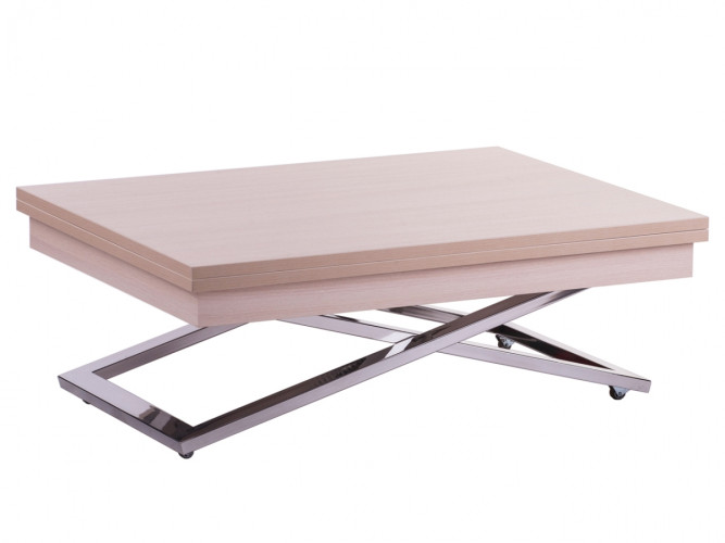 Стол-трансформер Cross LT, выбеленный дуб