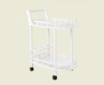 Сервировочный столик на колесиках 20292 S белый
