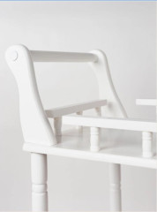 Сервировочный столик на колесиках 20292 S белый