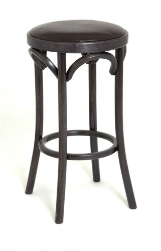 Табурет барный 650 Венский мягкий (венге, экокожа коричневая)