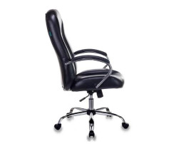 Офисное кресло руководителя «Сириус» (СН 695) экокожа черная ИМ