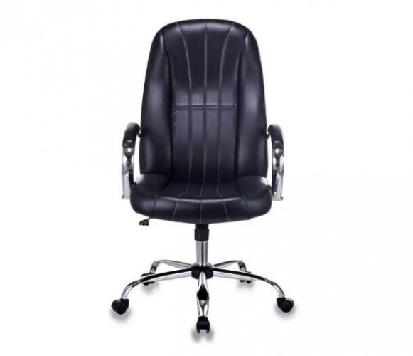 Офисное кресло руководителя «Сириус» (СН 695) экокожа черная ИМ