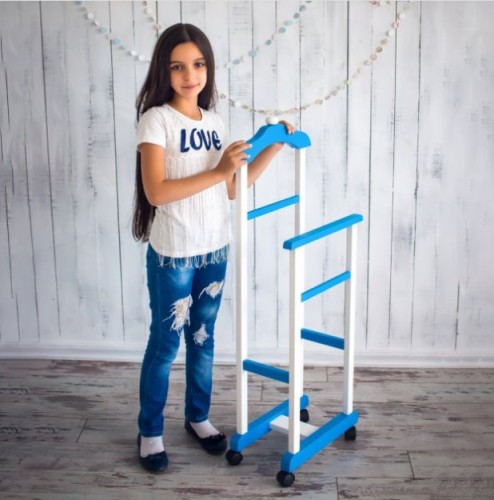 Детская напольная вешалка Кроха. Синяя