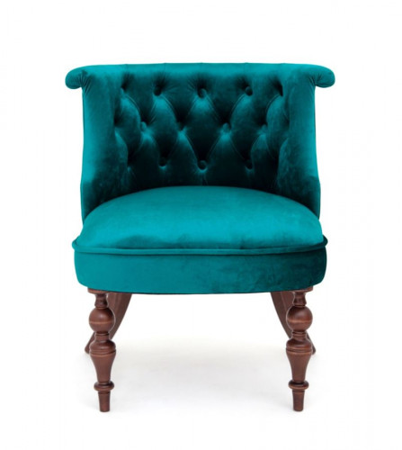Кресло Бархат (темный тон / 23 - изумрудный)