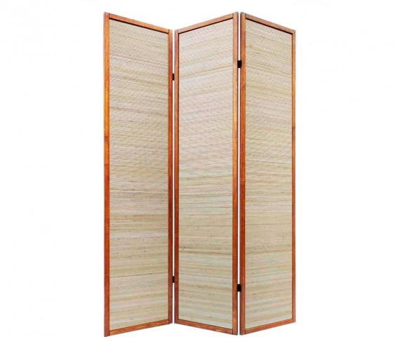 Ширма 1010-3 (каркас-орех/бамбук-натурель)